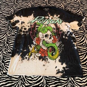 NWOT Tie Dye Poison Tee